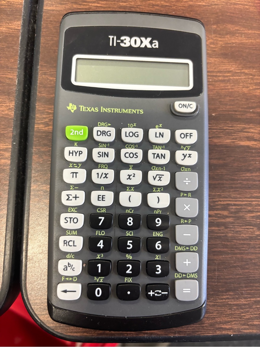 NIB Texas Instruments TI-30XIIS Scientific Calculator - Black and Gray